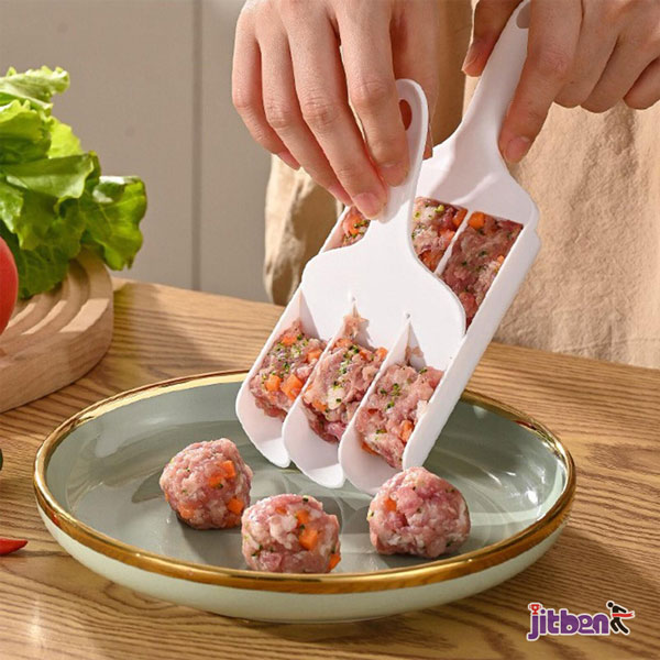 Stainless Steel Non-Stick Meatball Maker Falafel Ball Scoop Molder