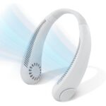 Bladeless Neck Fan With 360° Airflow | Portable & Rechargeable Hands-Free Small USB Fan