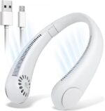Bladeless Neck Fan With 360° Airflow | Portable & Rechargeable Hands-Free Small USB Fan - Image 2