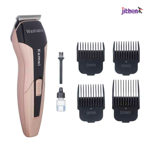 Kemei KM-5015 Washable Beard Hair Trimmer - Image 3