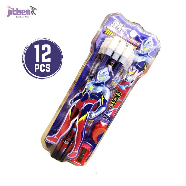 Ultraman Pencil Set 12 pcs