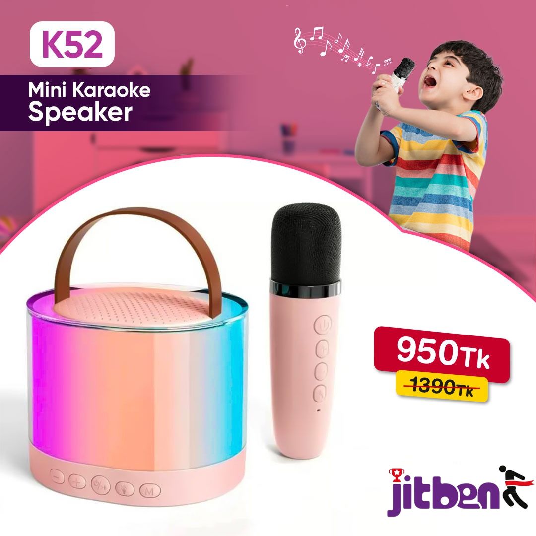K52 Karaoke Speaker & Microphone Set