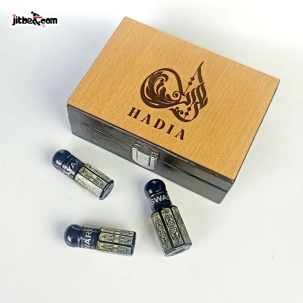 Hadia Islamic Gift Set 3in1 | 3 Piece Premium Attor/Perfume | Premium Islamic Gift Box