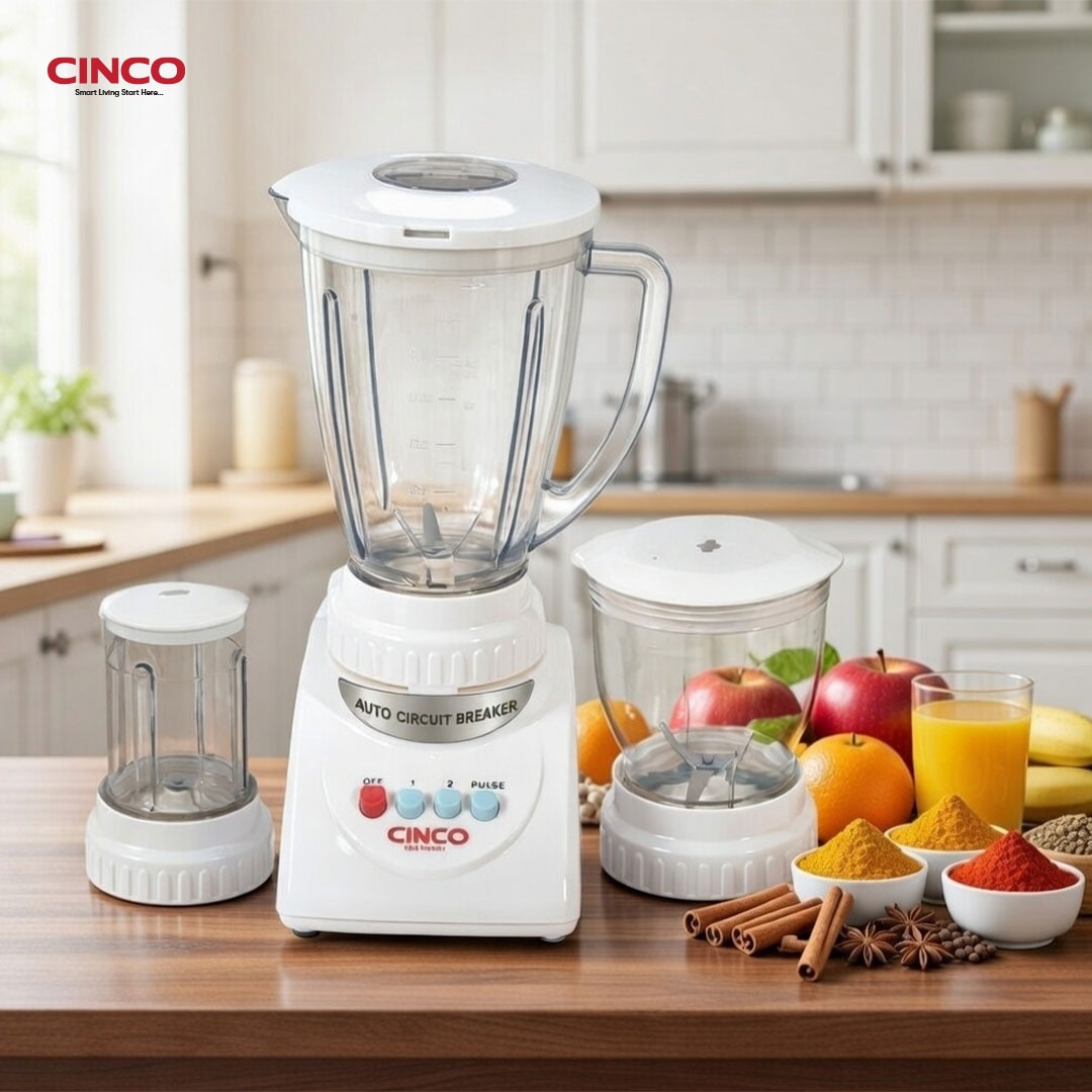 788... Cinco 3 in 1 Blender | 400W (Get 1 Spatula Free ) - Image 1