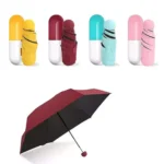 Mini Folding Capsule Umbrella | 6 Ribs