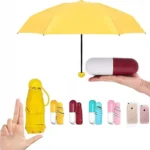 Mini Folding Capsule Umbrella | 6 Ribs - Image 2