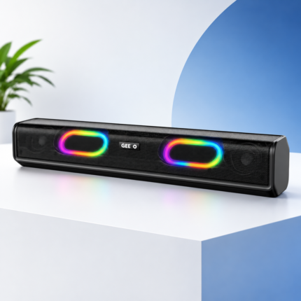 Geeoo SP100 Bluetooth Speaker And Soundbar With RGB Lighting